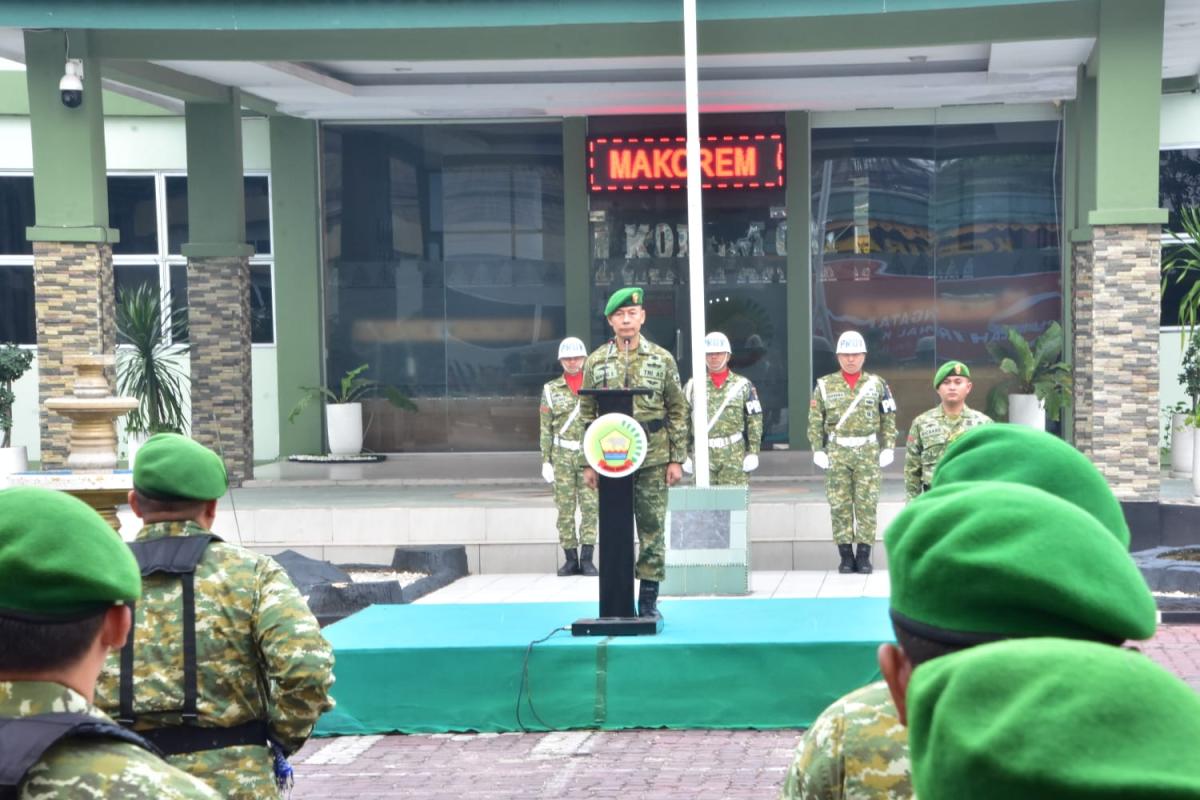 Danrem 031/WB Ajak Personel Jadikan Olahraga sebagai Gaya Hidup